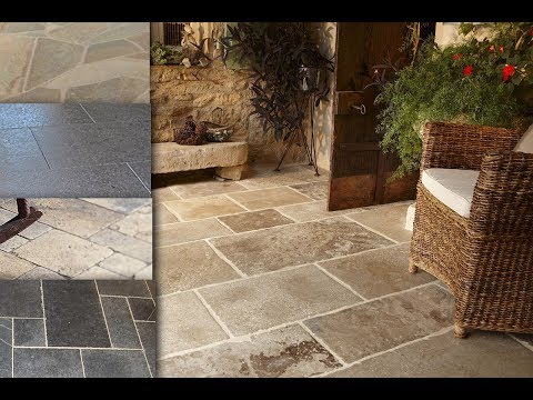 Natural stone floor tiles for home designs