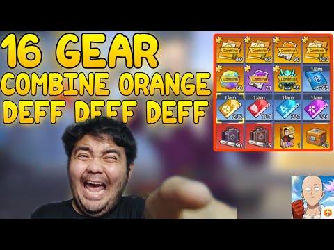 GACHA GEAR ORANGE SAMPAI STRESS. TAPI TENANG INI......... - One Punch Man The Strongest