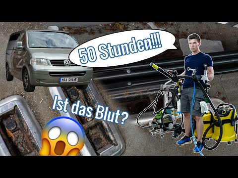 50 STUNDEN! Der dreckigste den ich je hatte! | VW T5 Bus Teil 1 |Maximum Shine| Desaster Detailing