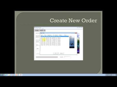 QTP Video Tutorial: Windows Flight App: How to Create New Order