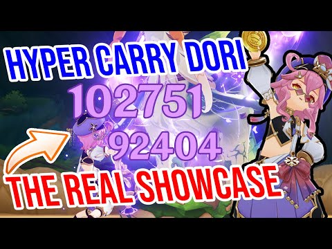 The REAL Dori Showcase! How GREAT is Hyper Carry C6 Dori? Genshin Impact