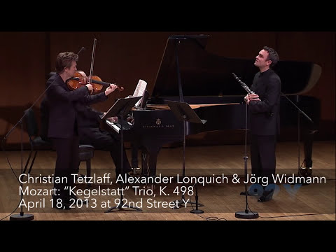 Christian Tetzlaff, Alexander Lonquich & Jörg Widmann — Mozart: “Kegelstatt” Trio, K. 498