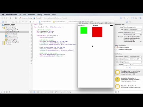 iOS Development with Swift Tutorial 28 - UIKit Dynamics