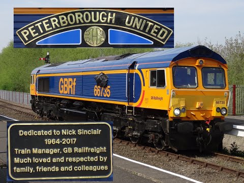 GBRF's 66735 Peterborough United naming ceremony & Nene Valley Railway bank holiday trains