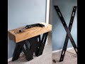 Convertible St Andrews Cross Disguised As A Hallway Table