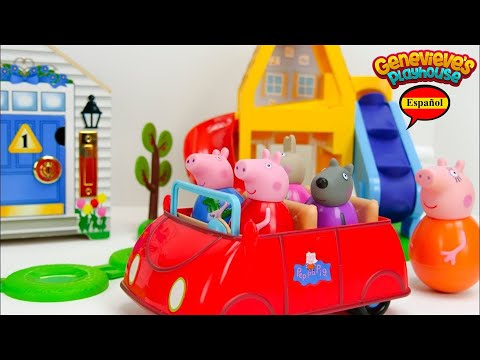 Aprende los Colores con Peppa Pig Weebles y Casa de Muñecas