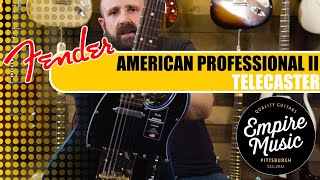 Video thumbnail for Fender American Professional II Telecaster - EMPIRE MUSIC by Empire Music