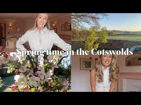 A Wholesome Spring Morning Routine in the Cotswolds 🌳 Sezane Unboxing, Flower Arranging + Beauty