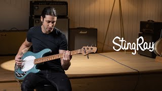 Video thumbnail for Sterling by Music Man: StingRay Ray34 Demo (ft. Marcelo Feldman) - RAY34 by Ernie Ball