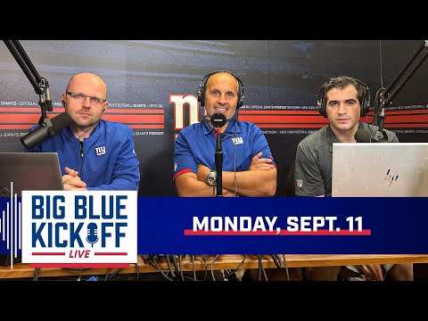 Week 1 Recap & Looking Ahead to Arizona | Big Blue Kickoff Live | New York Giants