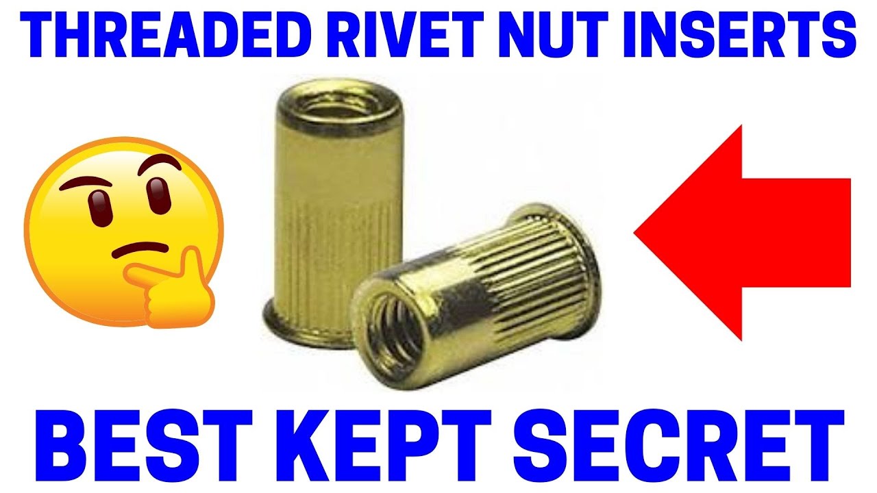 How To Easily Install Threaded Rivet Nut Inserts