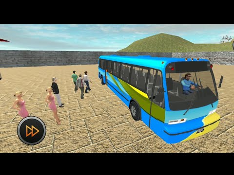 Uphill Offroad Bus Driving Simulator - Unlocked New Bus - Android Gameplay.