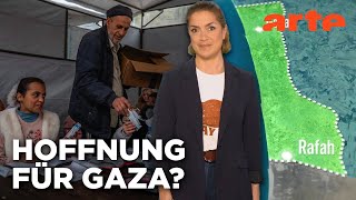 Rafah: Grenzübergang geöffnet? | Mit offenen Karten - Im Fokus | ARTE