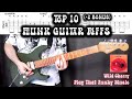 TOP 10 FUNK Guitar Riffs You Should Learn Tabs