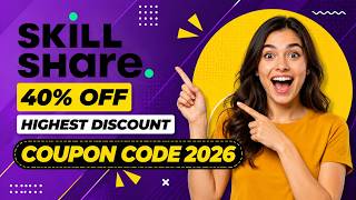 Skillshare Promo Code💥Skillshare Coupon Code💥Skillshare Discount Code