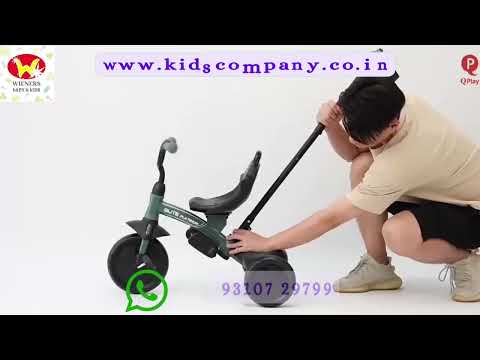 Trike- Rito - Elite Platinum- 6in1, Colours- Green / Dark Grey | Wieners - The Baby Shop