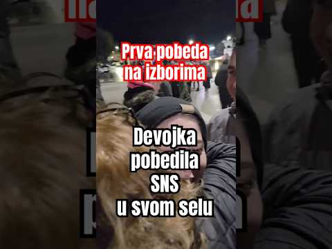 Prva pobeda na izborima u Mionici: Devojka pobedila SNS u svom selu
