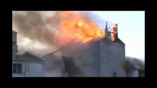 preview picture of video 'Preston Grain Elevator Fire'