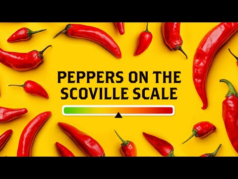 Peppers on the Scoville Scale