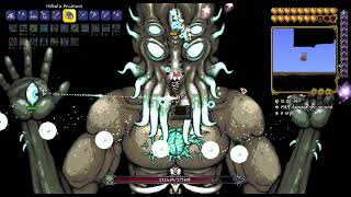 Shiny Stone Doge setup to facetank Moon Lord! | Terraria 1.4.4 [OUTDATED]