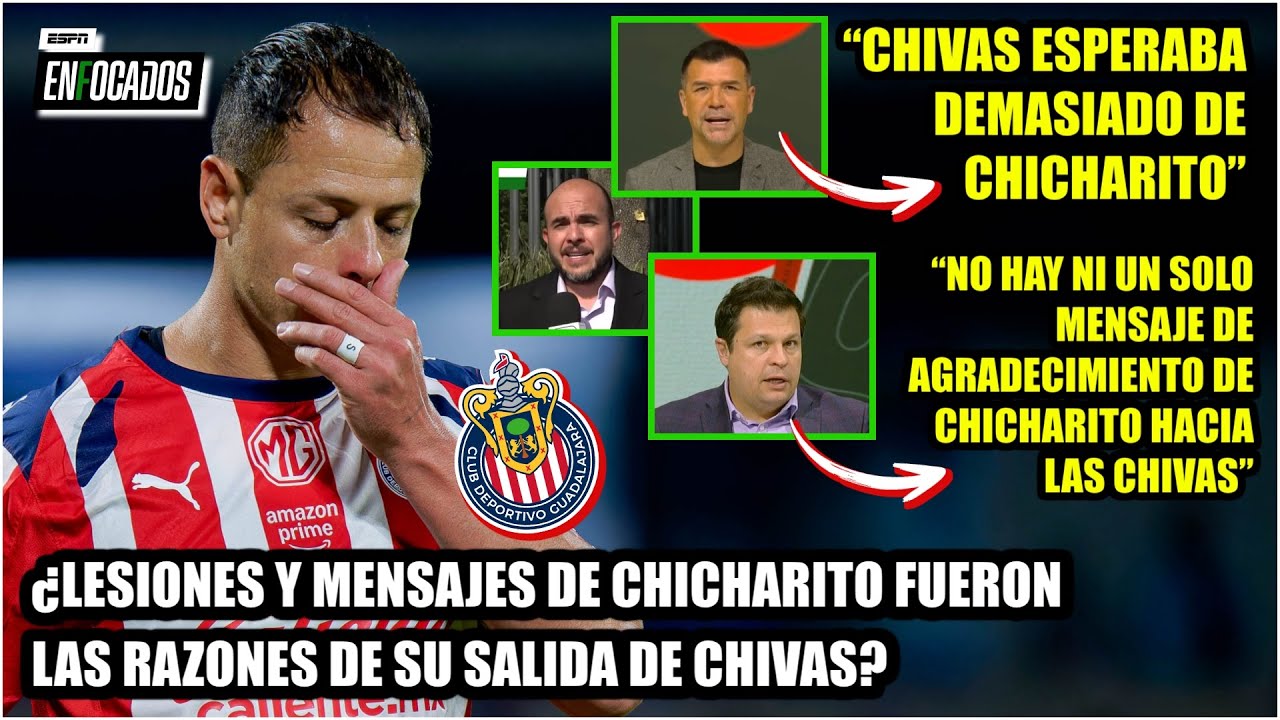 CHIVAS SE EQUIVOCÓ al fichar a CHICHARITO. Nunca entendió su rol dentro del Guadalajara | Enfocados