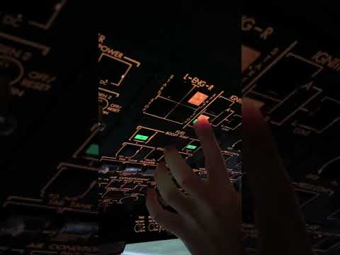 Challenger 604 - RH engine start