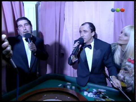 Tinelli discovers an illegal casino in the studio - Videomatch 99