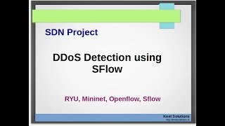 SDN Project DDoS Attack Detection and Mitigation u
