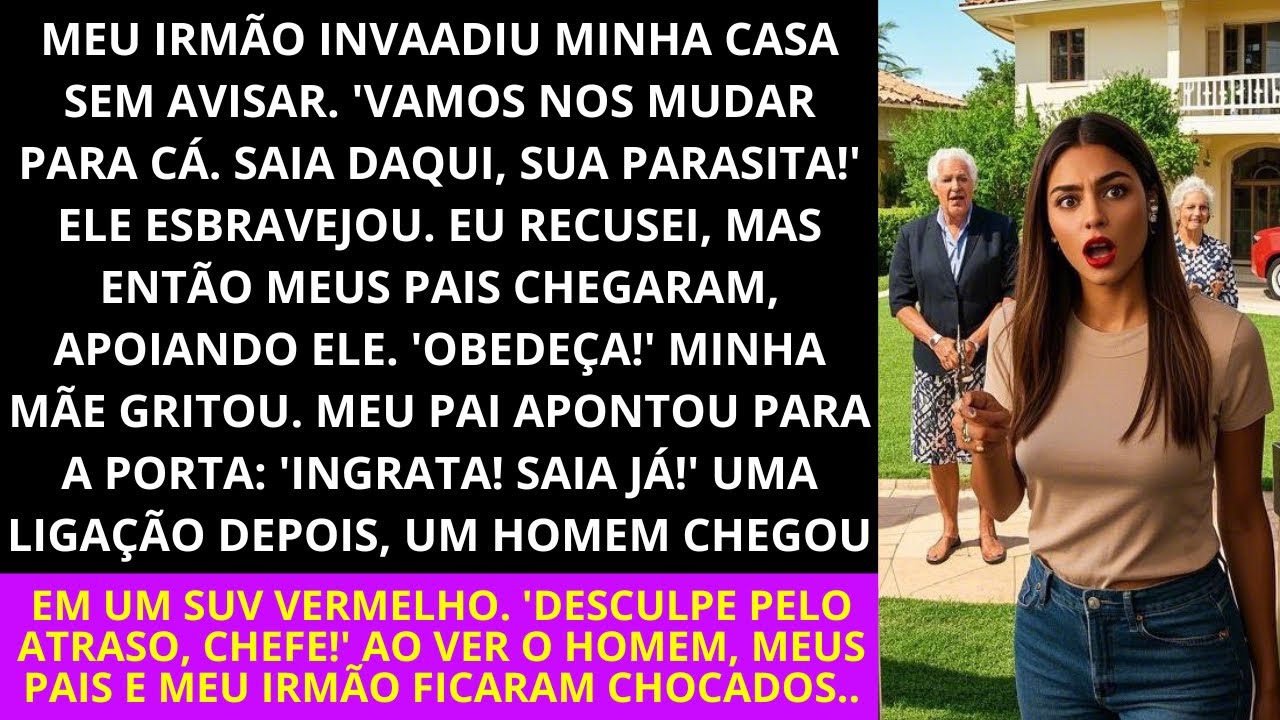 Meus pais querem dar minha casa para meu irmão. Quando recusei, papai gritou: Ingrata! Saia já!