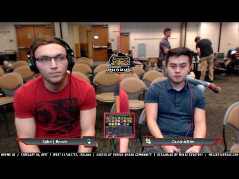 BOPME 16 - Spire | Reeve (Marth) vs. CosmicKev (Fox) - SSBM - RR Pools