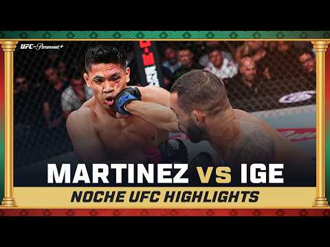 Video: UNANIMOUS DEC 👀 | David Martinez vs. Dan Ige | Noche UFC Mini Fight Highlights