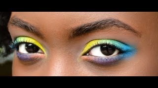 preview picture of video 'Make - Up | Rainbow Eyes Tutorial'