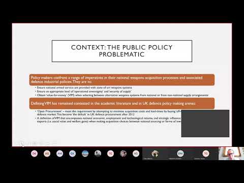 Pathways to research impact in UK defence industrial policy