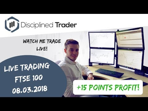 Live Day Trading (Indices/Forex) - 8th March 2018 - Trade As Planned