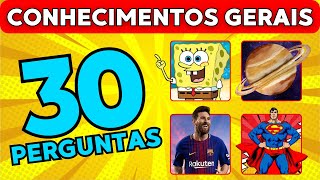 Desafie Seu Conhecimento com 30 Perguntas 🧠 Quiz de Conhecimentos Gerais | Perguntas e Respostas