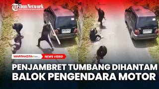 Download lagu Penjambret Tumbang Dihantam Balok Pengendara Motor di Sragen, Pelaku Lari Kocar-Kacir mp3