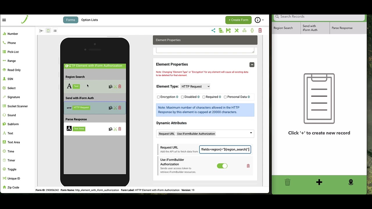 HTTP Request Element in iFormBuilder - Watch on YouTube