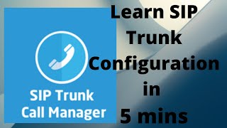 Lecture-7 | How to create a SIP trunk on CUCM | SIP Trunk Configuration