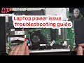 Steps To Diagnose A Laptop Power Issue With No Schematic Hp Laptop No Power Troubleshooting Guide