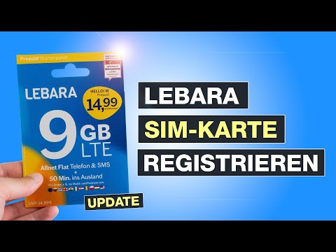 How to activate and register a Lebara SIM card - SIMPLY EXPLAINED - Testventure - German