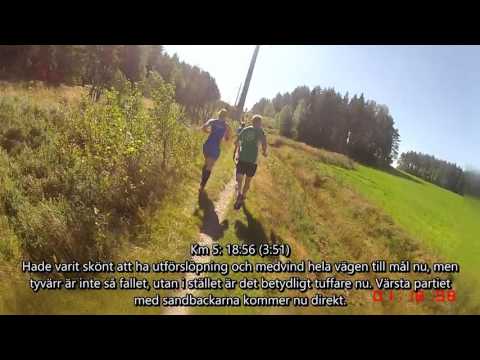 Östansjöloppet 2016 - 10 km (Löparperspektiv, kort)