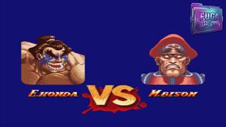 Download lagu E. HONDA vs M. BISON - Super Street Fighter II | 1993 (Sumo vs Psycho & Unique Archive) mp3