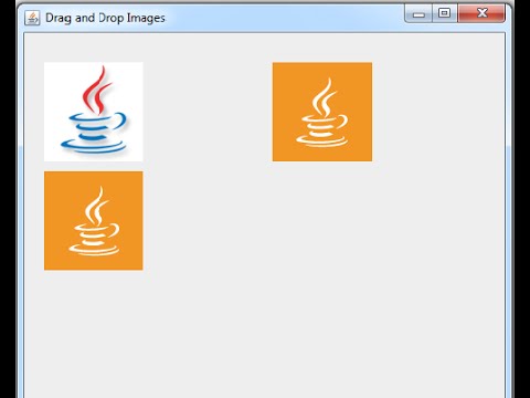 Java - How To Drag And Drop Image In Java Netbeans  [with source code] Video