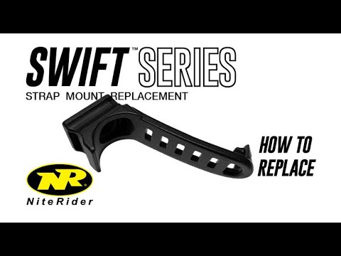NiteRider® Swift™ Series Bike Headlight Handlebar Strap Mount Replacement - How To