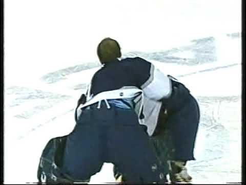Thrashers vs Oilers Brawl - Feb 11, 2004