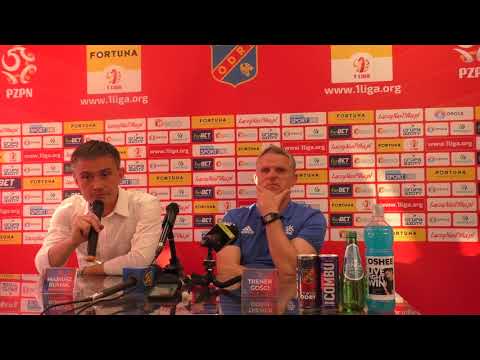 Konferencja po meczu Odra Opole - ŁKS