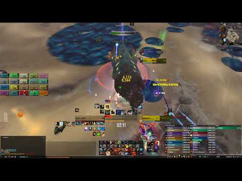World of Warcraft - [Evolve] Mythic Skolex, the Insatiable Ravener Lionheartx Fury Warrior PoV
