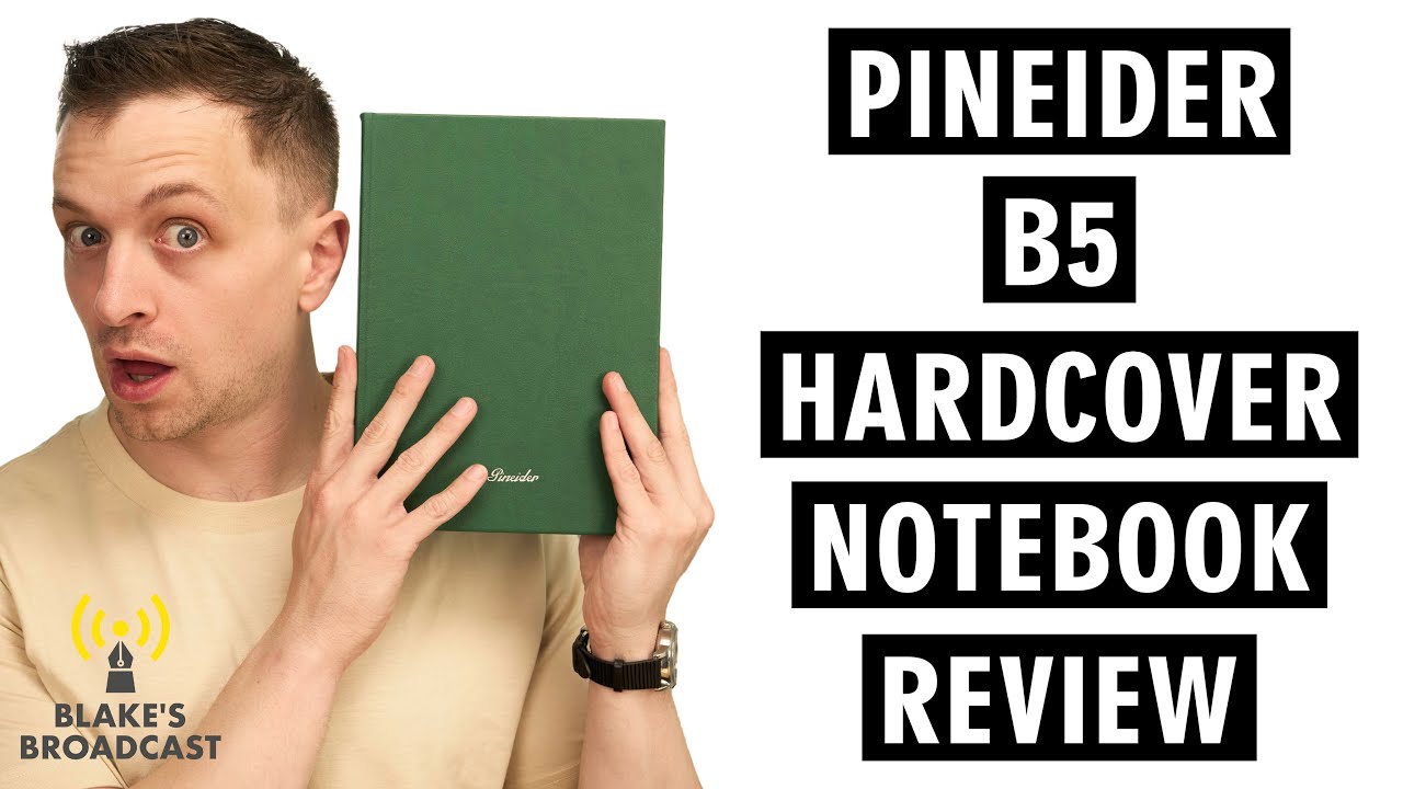 Pineider B5 Hardcover Notebook Review 4K