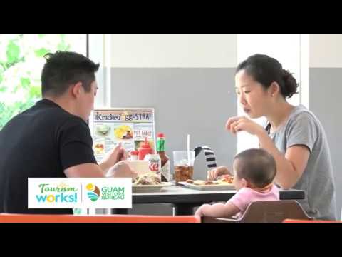 Turismo funciona para Guam! O ovo rachado