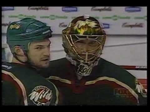 2003 Stanley Cup Playoffs Wild vs. Canucks - End of Game Fight (Game 2)